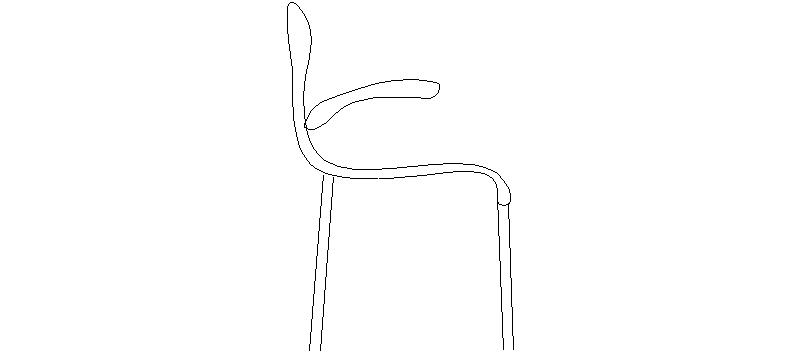 Side Elevation Chair-Mod. two